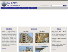 Tablet Screenshot of albadr.ae